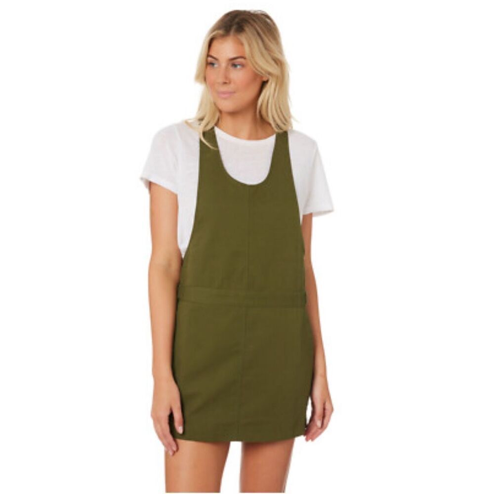Hurley Modernist Jumper Dress Mini Olive Green Size XL